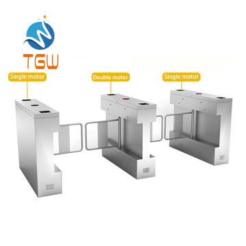 304 Stainless Steel Factory Swing Turnstile with Barcode Reader